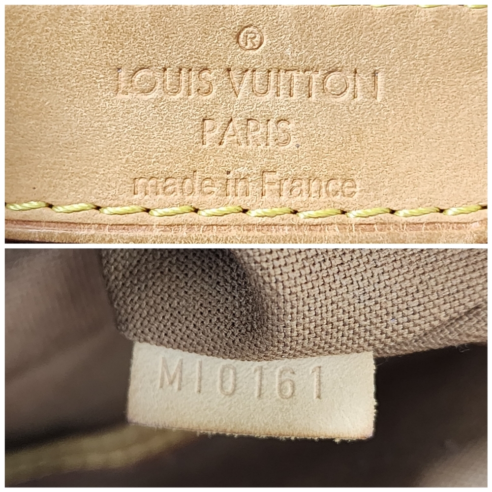 LOUIS VUITTON Monogram Palermo GM Shoulder Bag Brown/Beige - Picture 4 of 16